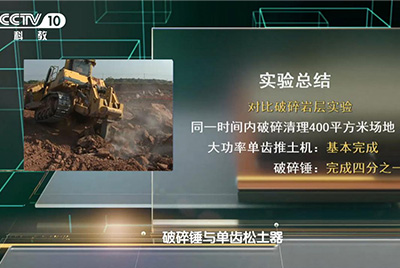 J9直营集团SD90大马力推土机再次强势登陆中央电视台科教频路
